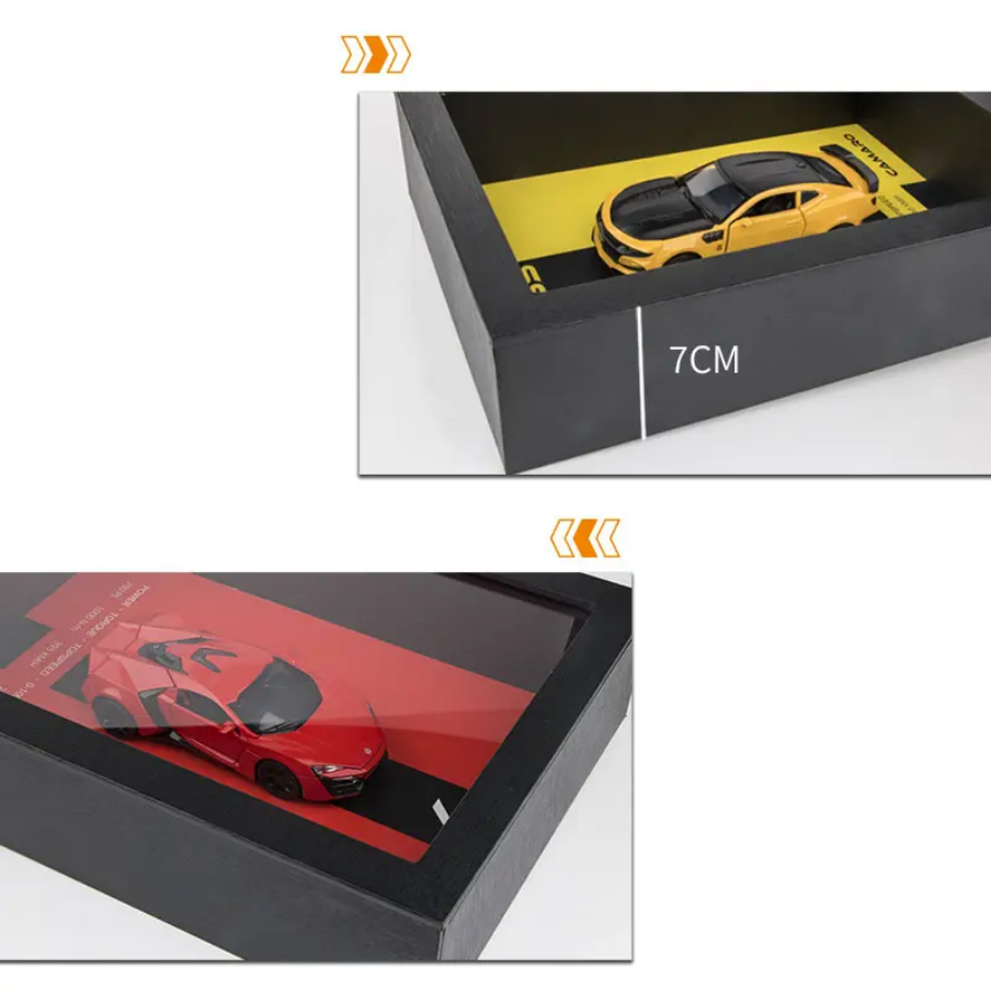 Chevrolet Camaro Diecast Car with 3D Frame