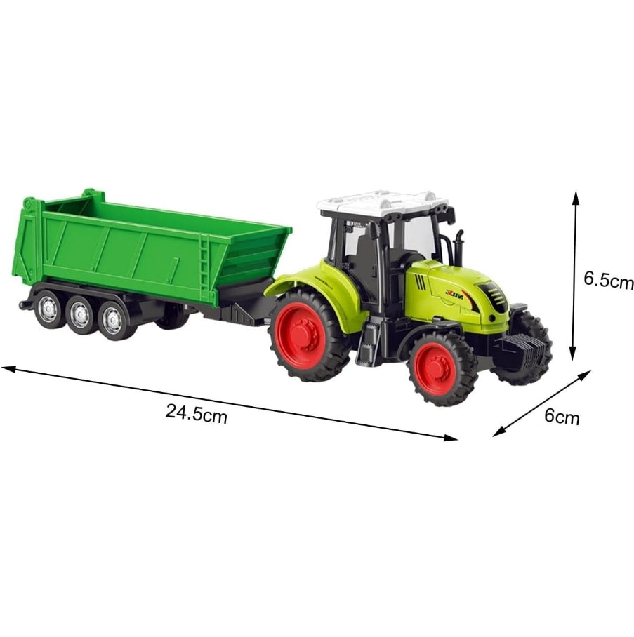 Tractor Trolley Green Model