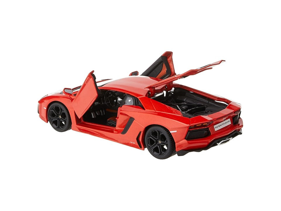 Lamborghini Aventador Coupe Orange Licensed Maisto 1:24 Diecast Scale Model