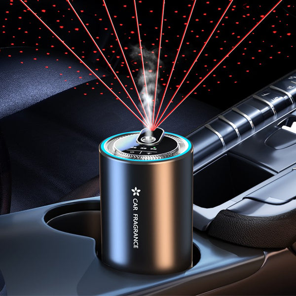 Car Smart Aromatherapy Machine Automatic Diffuser with Ambient and Star Lightings