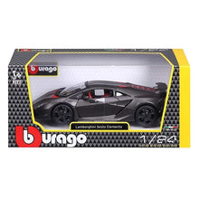 Load image into Gallery viewer, Lamborghini Sesto Elemento Black Licensed Bburago 1:24 Diecast Scale Model