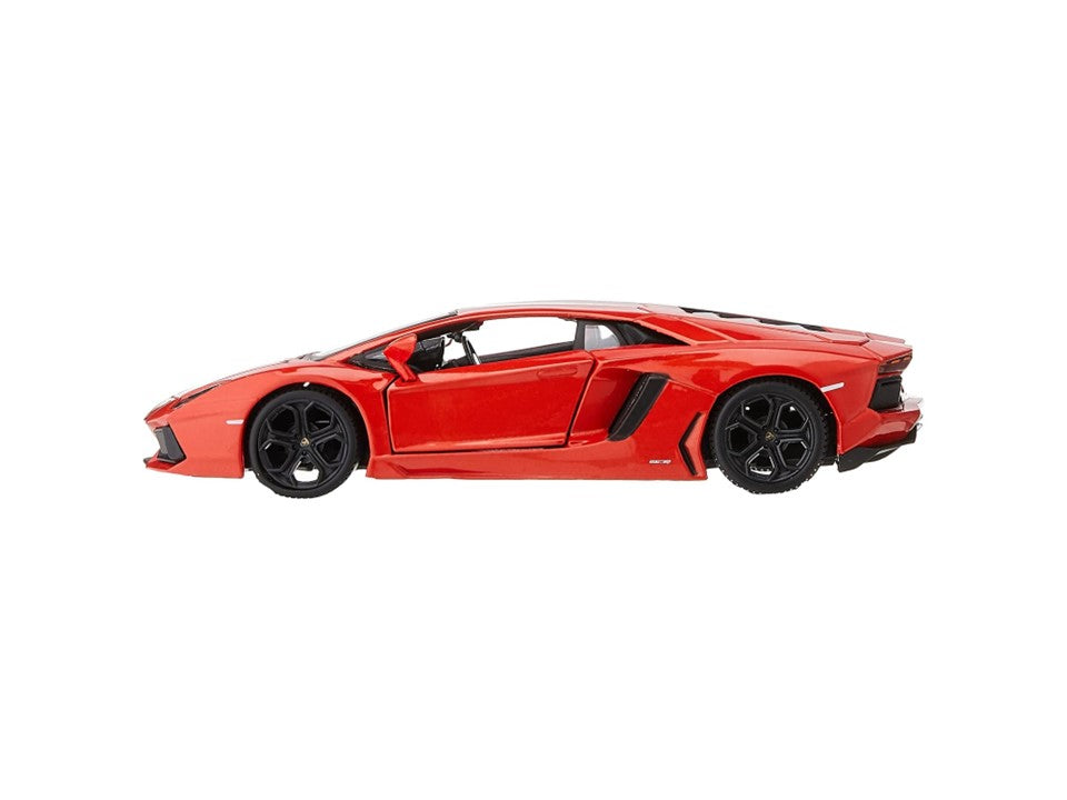 Lamborghini Aventador Coupe Orange Licensed Maisto 1:24 Diecast Scale Model