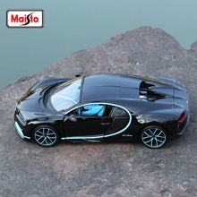 Load image into Gallery viewer, Bugatti Chiron - Black Licensed Maisto 1:24 Diecast Scale Model