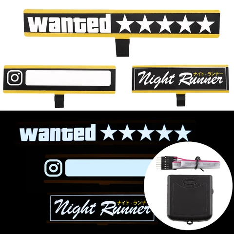 Night Runner LED Panel Electric Sticker