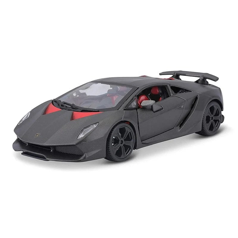 Lamborghini Sesto Elemento Black Licensed Bburago 1:24 Diecast Scale Model