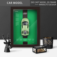 Load image into Gallery viewer, Lamborghini Diecast Car with 3D Frame