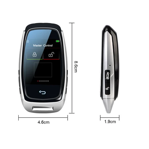 LCD Smart Key - PHANTOM 920 Silver