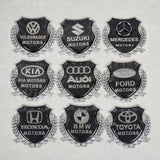 3D Owners Club v2.0 Car Metal Emblem Badge Sticker Decal (Silver)