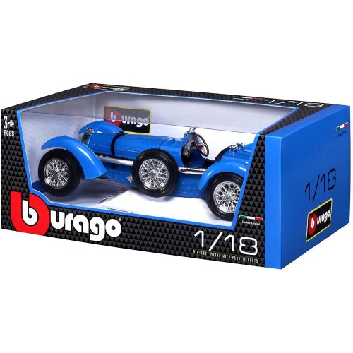 Bugatti "Type 59" 1934 1:18 Licensed Bburago Diecast Scale Model