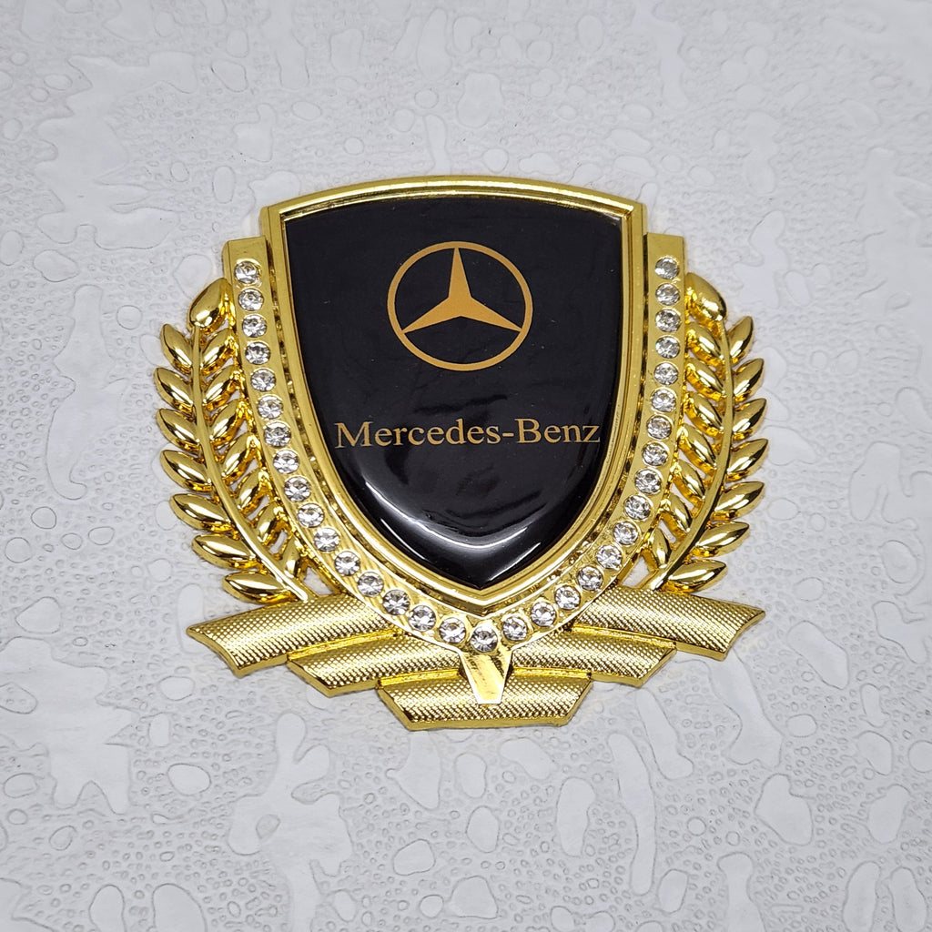 3D Owners Club v3.0 Car Metal Emblem Badge Sticker Decal (Gold)