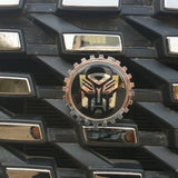 Transformer Emblem Premium Metal Black & Silver