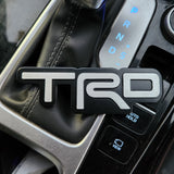 3D TRD Metal Sticker Decal Grey (13x4 cm)