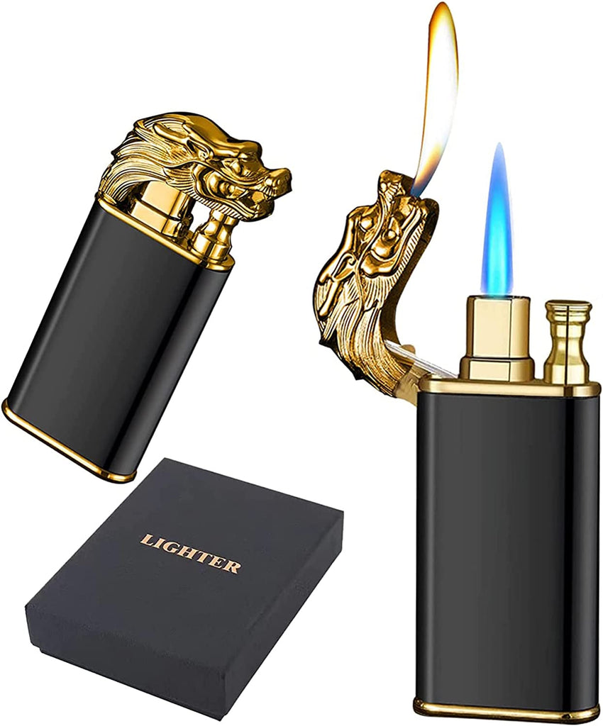 Windproof Magic Double Flame Lighter