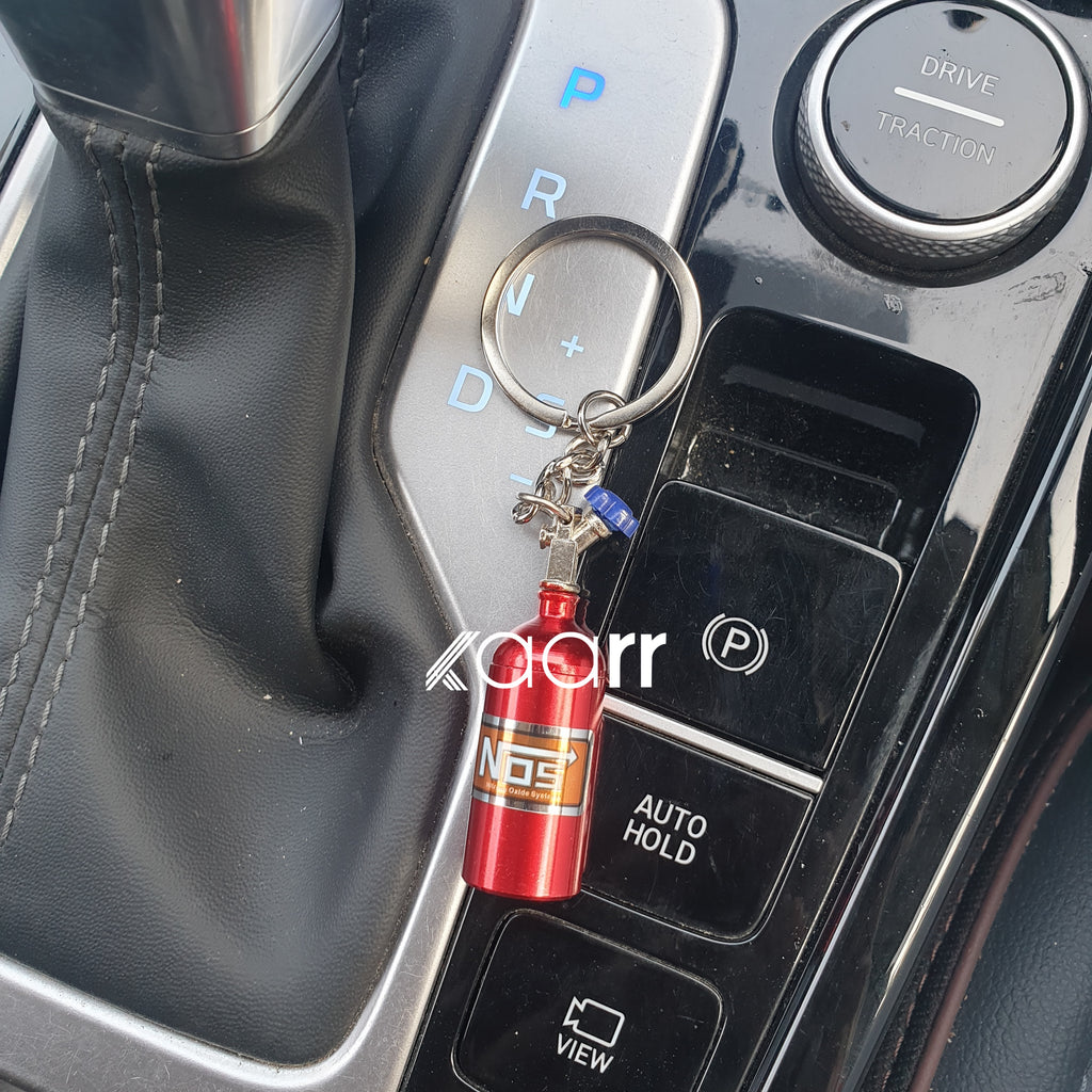 Nos Cylinder Luxury Metal Keychain