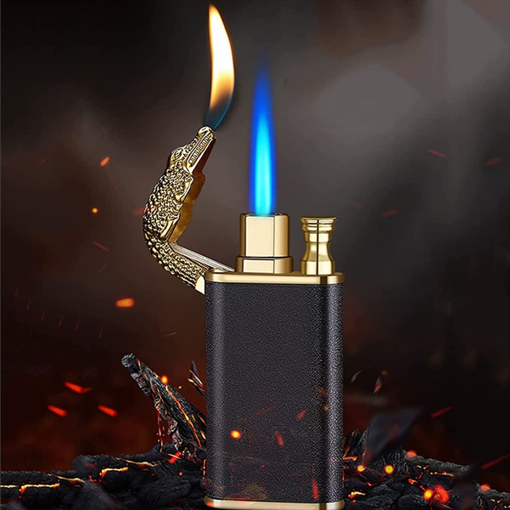 Windproof Magic Double Flame Lighter